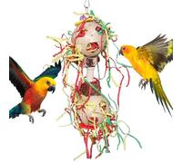 Parakeet Bird Toy, Bird Cage Toy, Bird Cage Food Pendant Toy, Safe and Healthy Chew Toy for Budgies, Turtle Doves, Medium Parrots, Parakeets and Cockatiels