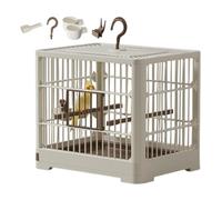 Parakeet Birdcages - Lightweight Parakeet Habitat Outdoor Birdcage, Convenient Bird Container | Decorative Birdcage With Hook Handle, Removable Tray Spacious Parakeet Cage For Parrot, Finches, Budgies