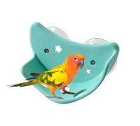 Parakeet Cage Perch, Safe Hollow Out Star-Shaped Suction Cup Toy | Parakeet Cage Toys fo , r Outdoor Indoor Patio Deck Porch Window Home Kitchen Living-Room