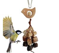 Parakeet Chew Toys - Natural Bird Cage Wooden Toys | Chew Bird Toys For Cage, Bird Cage Accessories For Cockatoos, Parakeet, Cockatiel, Sun Conure, Lovebird, Small To Medium-Sized Macaws