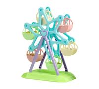 Parakeet Feeder, Bird Ferris Wheel Toy, Bird Chew Toys, Rotating Perch Foraging Interactive Feeder for Brain Game Smaller Bird