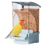 Parakeet Feeder | Transparent Food Container | Pet Accessories and Cage Accessories as Treat Dispenser for Finches, Parakeets, Conure, Cockatiels,