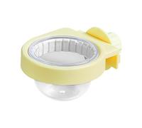 Parakeet Food Dish, Large Bird Feeding Cups, Chinchilla Cage Accessories, Water Bowls with Clamp, Secure Feeder for African Greys, Conures, Small Pet Birds, 3.78 x 2.83 x 1.65 inches