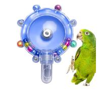 Parakeet Food Finder Toy - Interactive Rotating Wheel Bird Treat Dispenser Mental Enrichment Feeder | ABS Chew Toy for Garden
