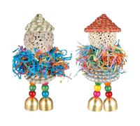 Parakeet Foraging Toy 2 Pieces Bird Shredding Toys