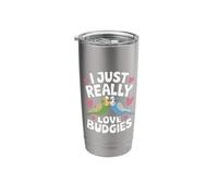 Parakeet I Just Really Love Budgies Stainless Steel Insulated Tumbler