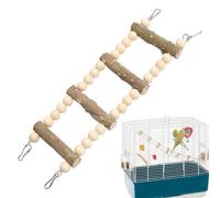 Parakeet Ladder Bridge, Parrot Swing Ladder - Perching Parrot - Small Birds Chewing Perch for Cones, Parakeets, Hamster Climbing Toys