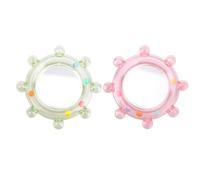 Parakeet Mirror for Cage 2 Piece Sound Wheel Rotating Toy