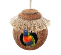 Parakeet Nest - Birds Nest - Bird House | Soft Bird Nesting House Design, Small Animal Habitat Accessory For Conures Cockatiels Budgies Indoor Pet Cage Relaxation