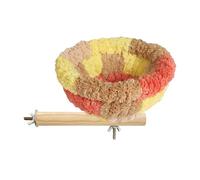 Parakeet Nest - Flannel Parakeet Nesting Perch, Warm Bed Nesting Place Cage Accessories Pet Supplies for Macaw Canary Fink Inseparable