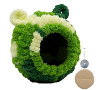 Parakeet Nest for Cage,Versatile Bird Sleeping Hut Parakeet Sleeping Nest | Creathable Bird Nest House Parrot Hut House for Small Birds Parakeet Conure