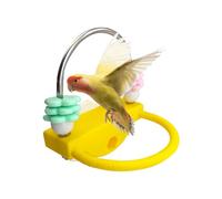 Parakeet Perch - Bird Cage Stand, Multi Scenario Climbing And Resting Accessory, Reliable Composition Versatile Foliage And Play | Perch For Budgies Cockatiels Small Birds Indoor Outdoor Use