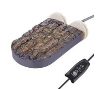 Parakeet Perches - Heating Perch for Cage with Stand - Adjustable Temperature Driver Landscape Decor for Parakeets Aras Conures Parrots Hedgehogs Ferrets Gerbils