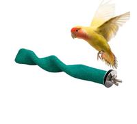Parakeet Perches - Lovebird Claw Sharpening Supplies | Cockatiel Perch Stick - for Macaw Conure Budgies African Greys Munias Mynas Animal Shelters Zoo Aviaries Trainers Daily Play