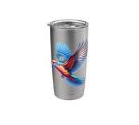 Parakeet Rosella Design Stainless Steel Insulated Tumbler