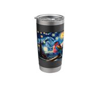 Parakeet Rosella Starry Night Parakeet Rosella Stainless Steel Insulated Tumbler