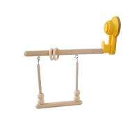 Parakeet Swing - Bird Perch Stand, Natural Wood Pole | Wooden Parrot Foragings Toy, Paw Grinding Perch Stick For Birds, Hanging Swing For Lovebirds And Conures, Cockatiel Resting Stand