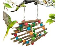 Parakeet Swing Wooden Perch Ladder
