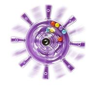 Parakeet Toy - Colorful Interactive Rattle with Rotating Wheel, Non-Toxic Plastic Spinner | Vibrant Spinning Disc Bell, Cage Enrichment Activity, Mental Stimulation