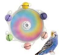 Parakeet Toy - Rotating Cage Toy, Interactive Chew Puzzle for Households | for Lovebirds, Birds, Macaws Entertainment Exercise Mental Stimulation Games
