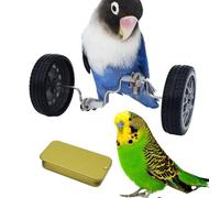 Parakeet Toys - 12 * 5 * 5 CM Balance for Car Training, Interactive Intelligence Exercise Toy, Safe and Activity Accessory | Entertainment