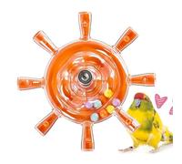 Parakeet Toys - Rotating Small Chewing Exercise Wheel Rattle,Bird Spinner Cage Accessories,for Cockatiels Budgies Conures Parrot Exercise Enrichment Enjoyment