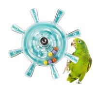 Parakeet Toys - Round Cage Assembly Device 9.6 x 9.6 x 4 cm, Station with Wheel 3.78 x 3.78 x 1.57 Inches, Smooth Ball Bearing Lightweight 45 g that the Component