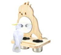 Parakeet Toys | Wooden Games Structure For Enrichment | Bird Toy For Nymphs - For Inseparable Parakeets Cockatiels Nymphs Conuros Macaws Home Indoor Exter