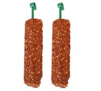 Parakeet Treats, 2-Piece Bird Snacks, Training Rewards & Chewing Foraging Snack for Conure 5.51x0.98x0.98 inches, Cockatiel, Finch, Canary, Natural Treats, Enhances Pet Well-being