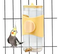 Parakeet Water Dispenser Hunt: Bird Cage Feeder, Cage Bird Bottle | Automatic Aviary Pet Container, Drip-Free Water Supply Stand, Recint