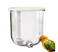 Parakeet Water Dispenser,Water Dispenser for Birds | Mounted Waterer Cage 330ml Pin-Touch Design for Finches Canaries Parrots Cockatiels Budgies Lovebirds Hummingbirds
