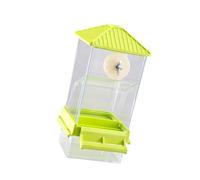 Parakeets Food Dispenser Container Box Automatic Feeder For Small Parrots With Refills And Waste Separation Cage Food Dispenser