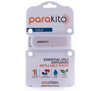 Parakito Adult Anti-Mosquito White Wristband