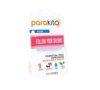 PARAKITO - Refillable Mosquito Bracelet - 2 Refills Included - 1 Month Use - DEET Free - Adult Size (Follow Yours Dreams)