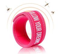 PARAKITO - Refillable Mosquito Bracelet - 2 Refills Included - 1 Month Use - DEET Free - Follow Your Dreams Pattern - Adult Size