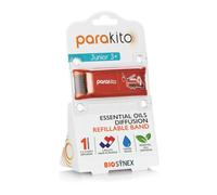 PARAKITO - Refillable Mosquito Bracelet - 2 Refills Included - 1 Month Use - DEET Free - Kids Size - Fire Fighter