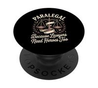 Paralegal Because Lawyers Need Heroes Too PopSockets Adhesive PopGrip