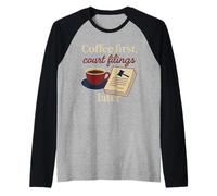 Paralegal Legal Assistant Law Office Researcher LawyerGift Raglan Baseball Tee