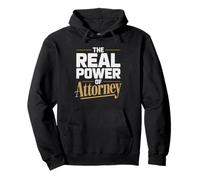 Paralegal Real Power Attorney Unsung Hero Law Office Legal Pullover Hoodie