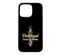 Paralegal The Real Legal Backbone Law Firm Staff Case for iPhone 15 Pro Max