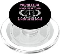 Paralegal - We Don't Stop Until We're Done PopSockets PopGrip for MagSafe
