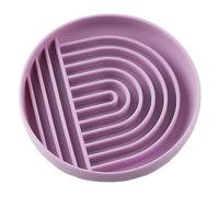 Parallax Plastics Ltd Hide And Lick Circle Dog Bowl Purple (One Size)