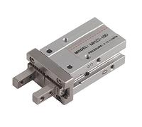 Parallel Air Gripper Pneumatic Finger Cylinder, 10mm Bore, Double Single Acting - High Strength Aluminum Alloy, Leak Proof, Industrial Automation Use