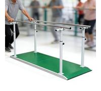 Parallel Bars for Physical Therapy, Adjustable Height & Width Training Bars, Heavy Duty Rehab Equipment for Walking Balance Issues & Home Exercises(Green)