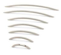 Parallel Bow Kitchen Cabinets Bow Handle, 288mm Centres, Chrome, Pack Of 2