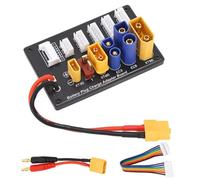 Parallel Charging Board,Balance Charger Adaptor Charging Expansion Board XT90 XT30 EC3 EC5 T XT60 6S PCB Battery Balance Charger Plate for Mechanical Automotive Construction