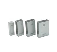 Parallel gauge blocks 1pc 10mm, 15mm, 20mm, 25mm, 30mm Precision Block Gauge Measure Vernier Caliper Micrometer(40mm 0 grade)