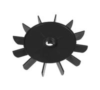 Parallel key 1Pcs 100x12mm/116x14mm/142x18mm White/Black Plastic Round Shaft Replacement 12 Impeller Motor Cooling Fan Vane(116x14mm Black)