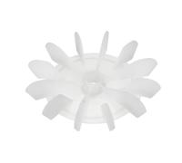 Parallel key 1pcs 120x15mm/140x16mm/140x18mm/148x20mm White Plastic D Shaft Replacement 6/12 Impeller Motor Fan Vane(140x16mm 6 vanes)