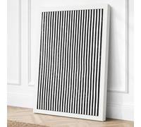 Parallel Lines Minimalist Canvas Wall Art Print 30x20 Inch (76 x 51 cm)
